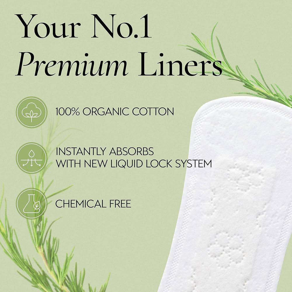 Certified Organic Cotton Panty Liners - Soft, Absorbent Liners for Ultimate Comfort