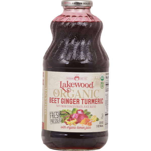 Organic Lakewood Beet Ginger Turmeric Juice – Immune Boost & Detox