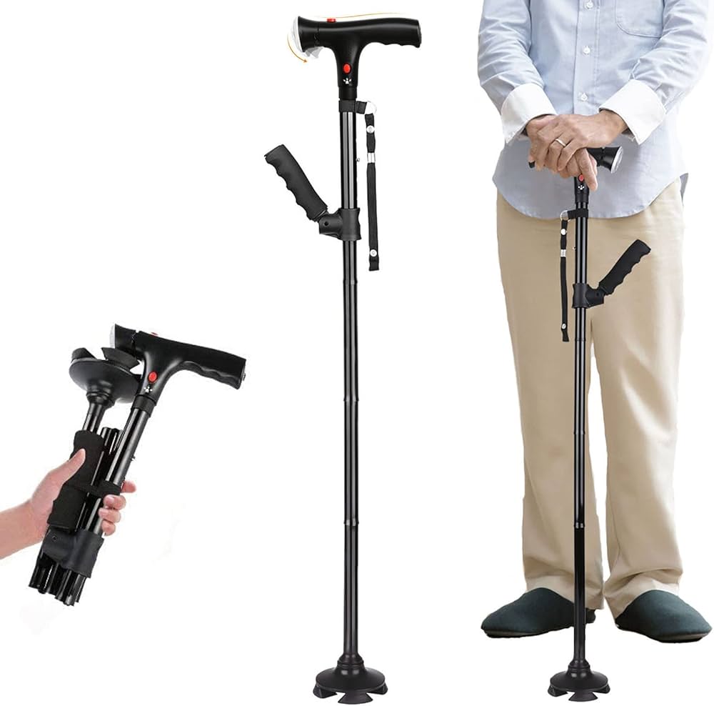 Top Collapsible Walking Sticks for Seniors: Safe, Foldable & Easy to Carry