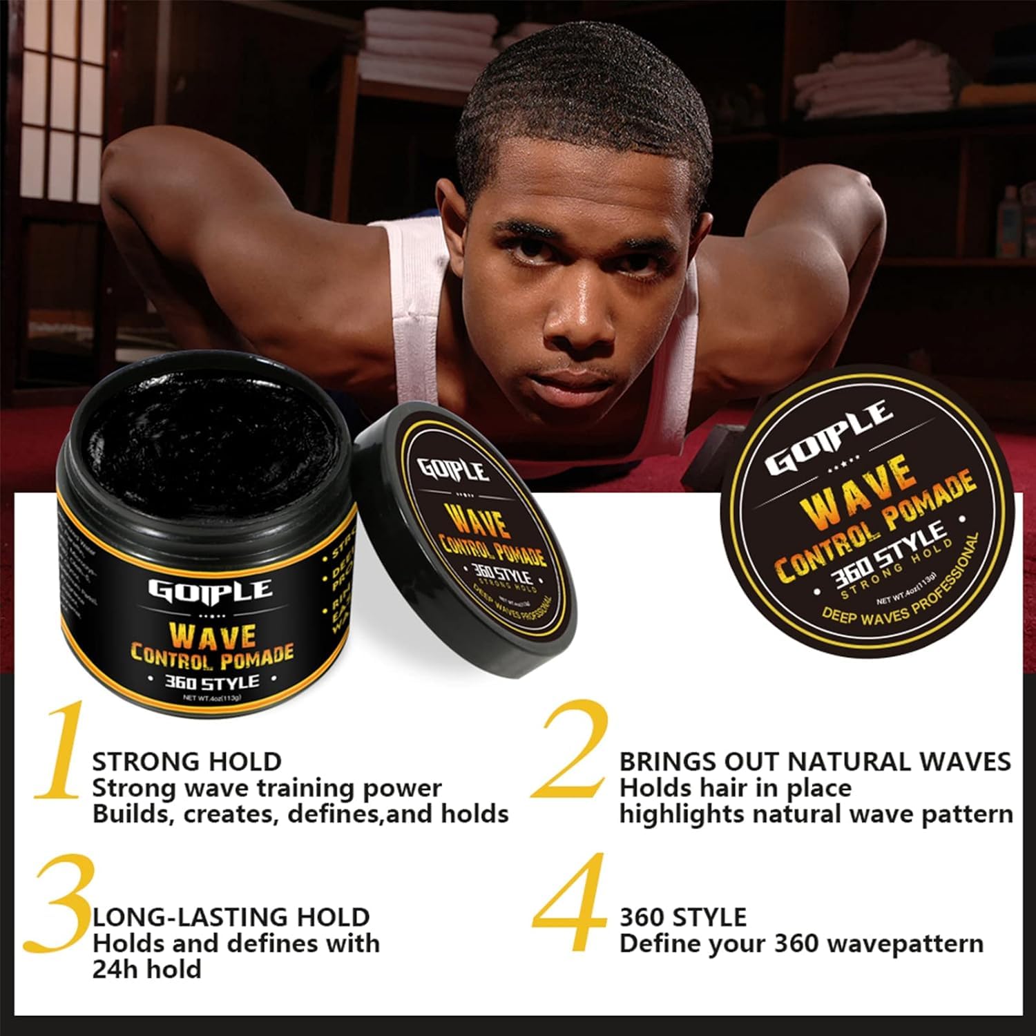 Wave Butter for Men: Enhance Your 360 Waves with Superior Hold and Moisture