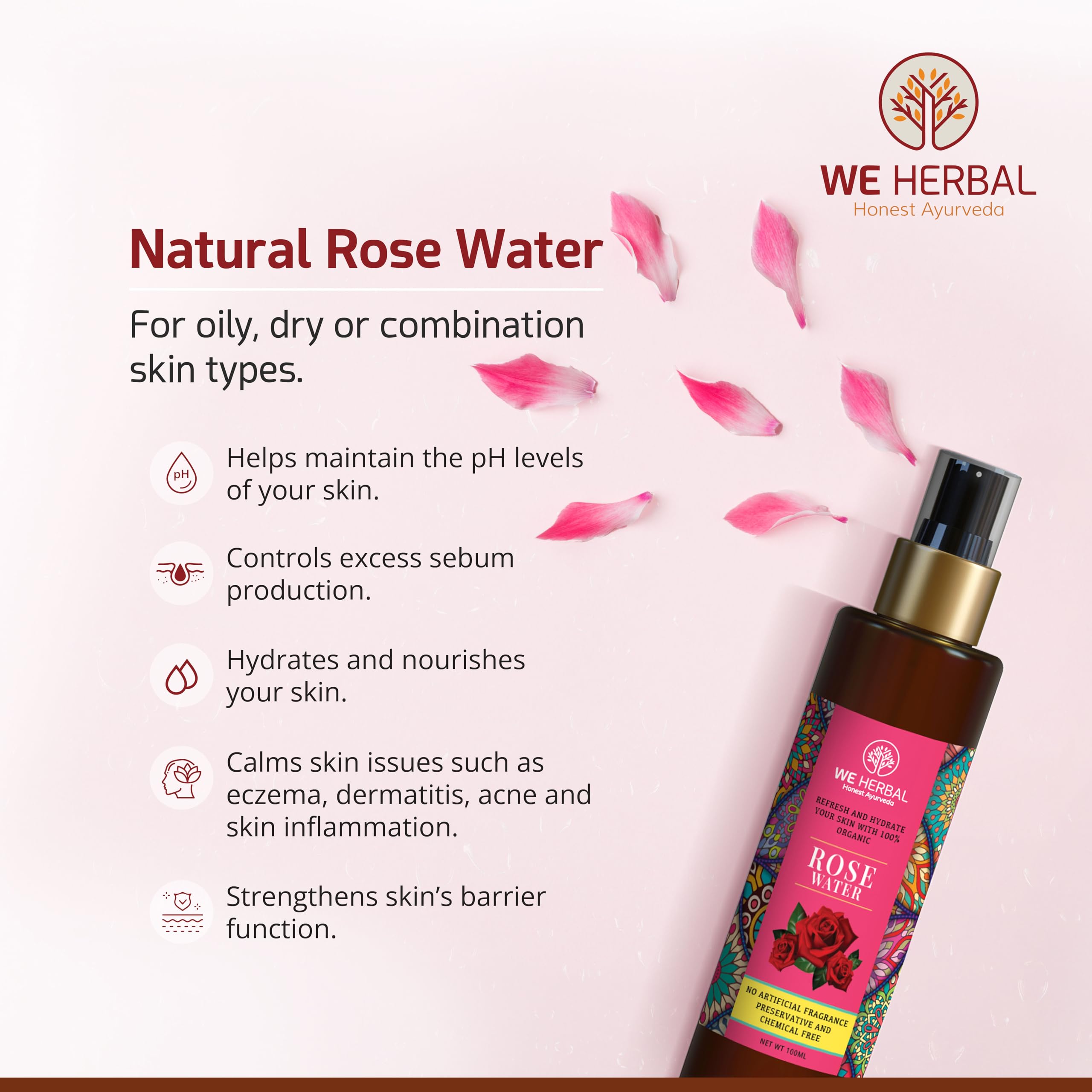 is rose water good for oily skin