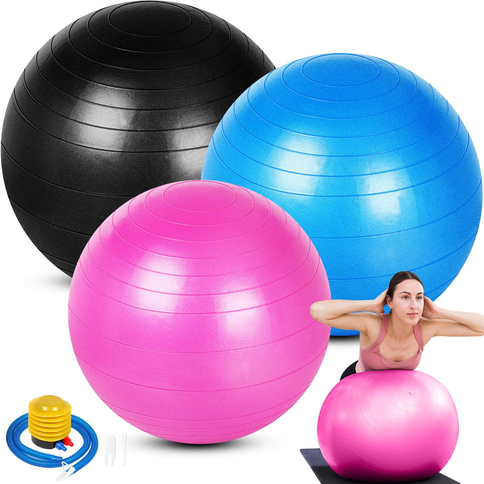 Find Your Ideal Yoga Ball and Pump Set for Ultimate Fitness