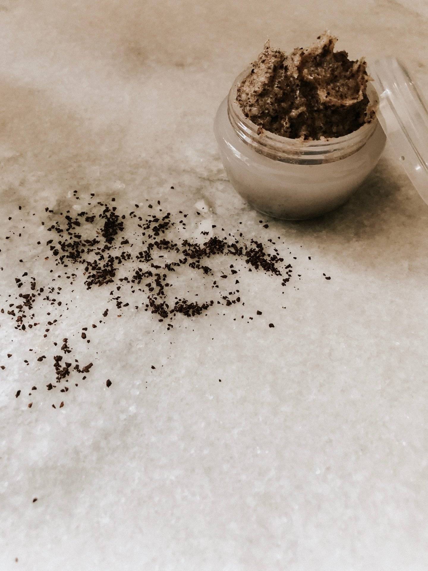 coffee lip scrub