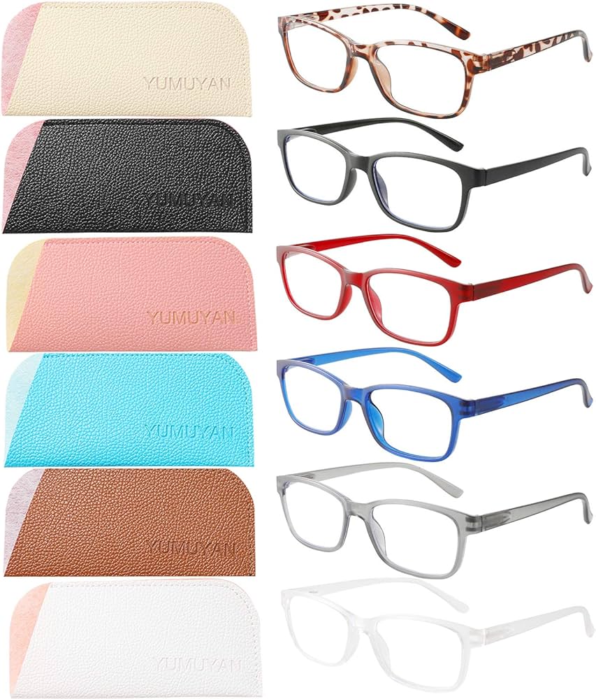 Buy Reading Glasses 6 Pack Online: Durable, Blue Light Blocking & Stylish Designs