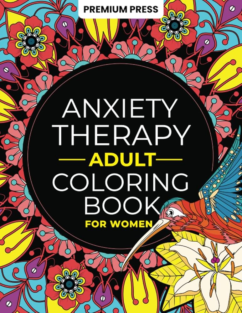 Mental Health Colouring Books: Relax and De-stress Now