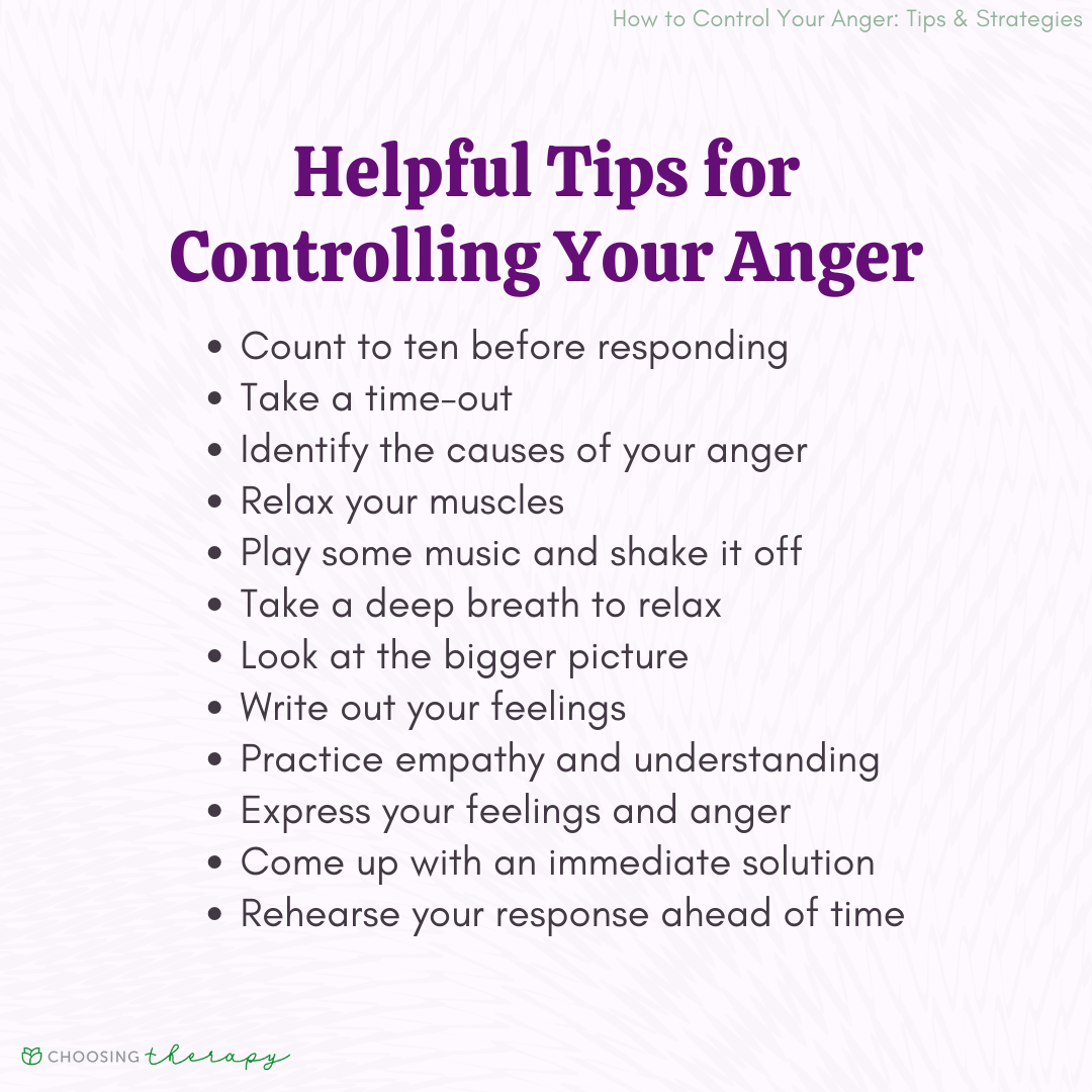 Control Your Anger: 25 Healthy Ways to Express it Effectively