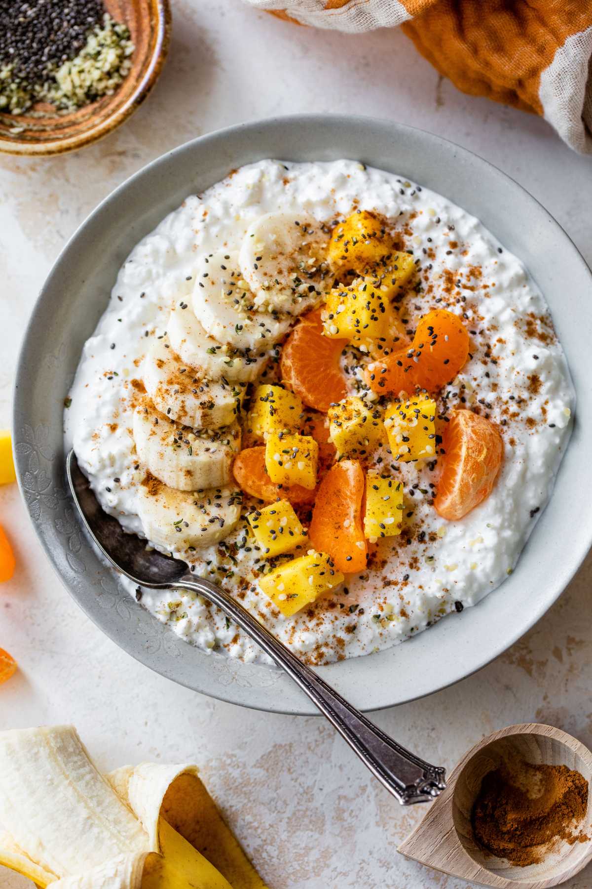 Cottage Cheese Chia Bowl: Quick Breakfast or Snack Idea