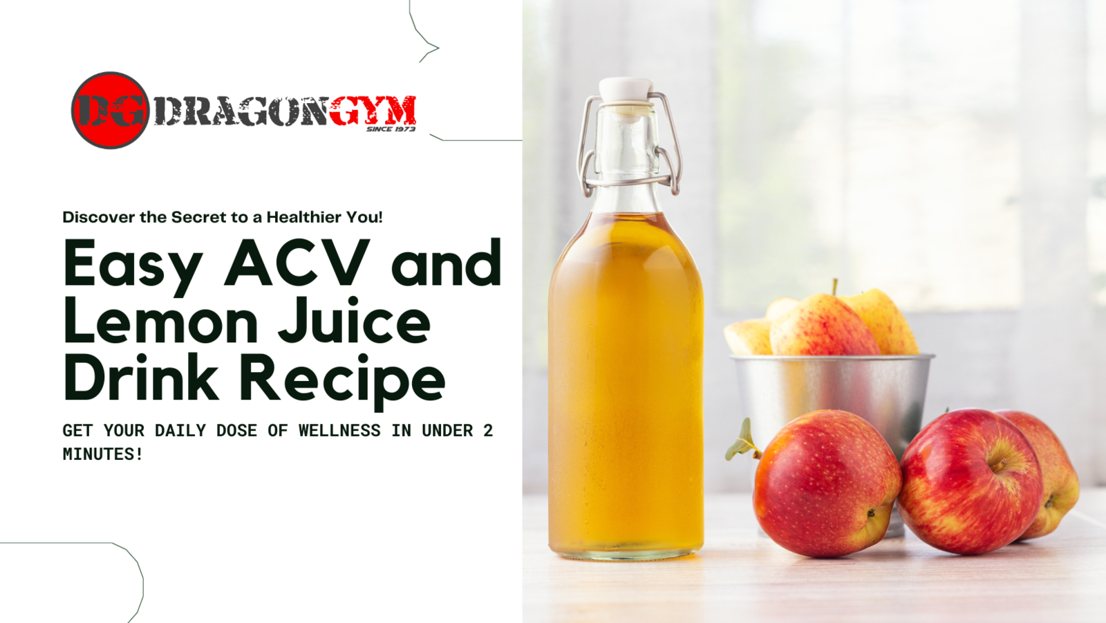 Boost Your Health with ACV Water and Lemon Daily Drink