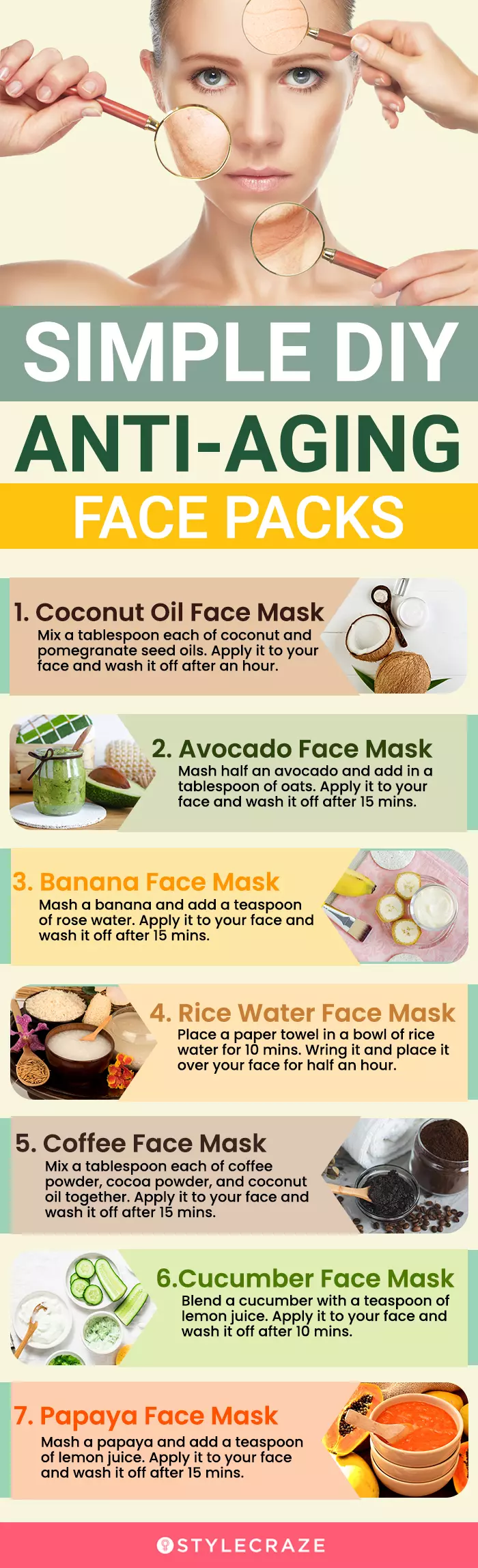 Best Anti Aging Face Mask at Home: Simple DIY Recipes