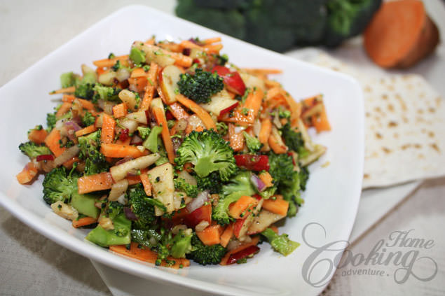 Sweet potato broccoli salad for beginners (Make a tasty dish in a few steps)