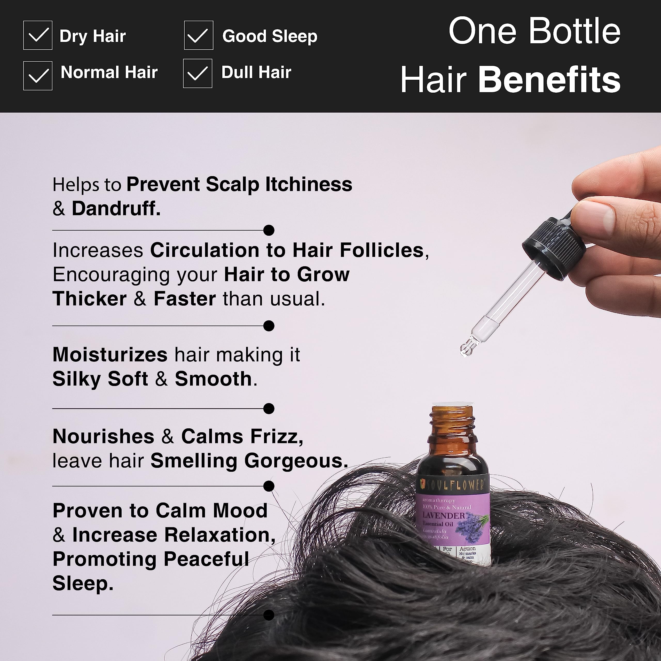 Say Goodbye to Dry Hair with Lavender Oil Benefits