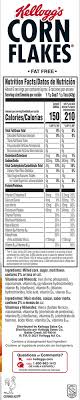 Corn Flakes Kelloggs Nutrition Facts Label (Easy to Understand Guide)