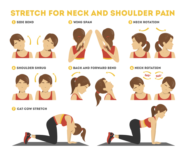 Dealing with neck pains while pregnant? (Try these simple stretches)