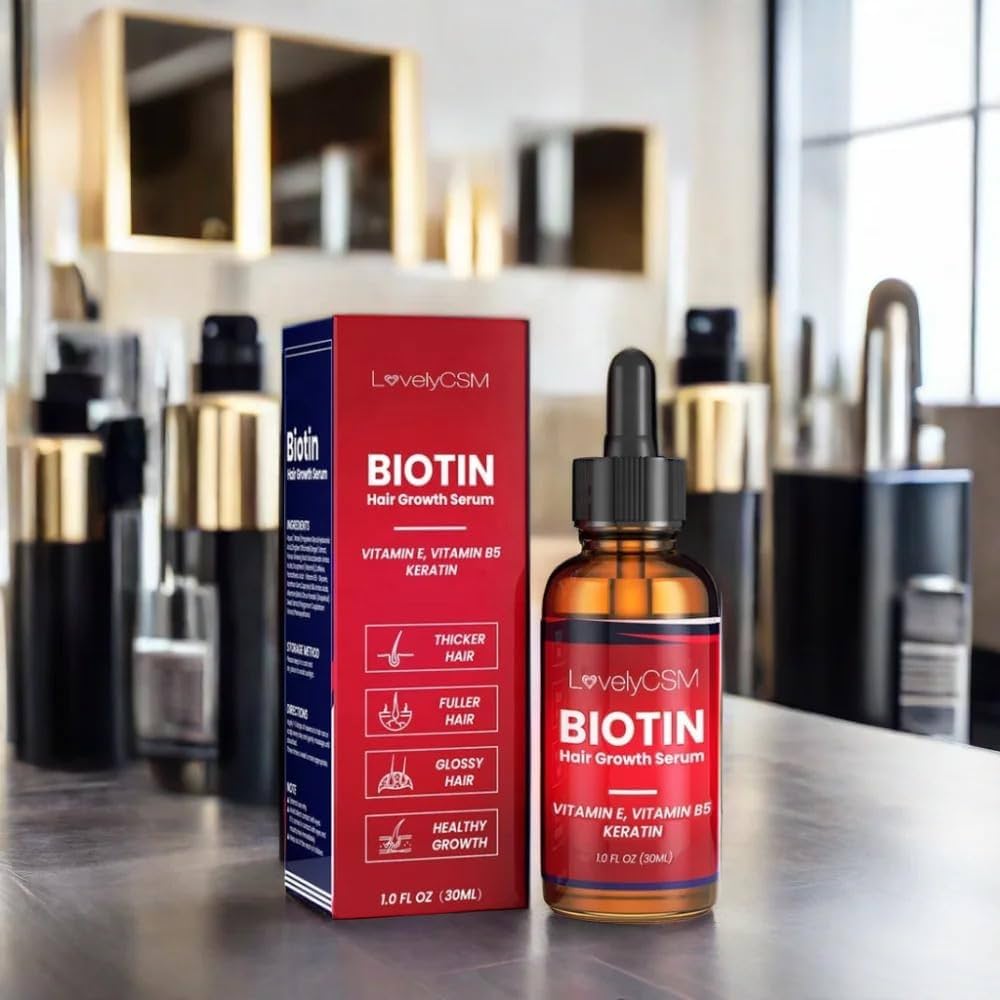 Biotin hair growth oil benefits: Thicker, fuller hair fast