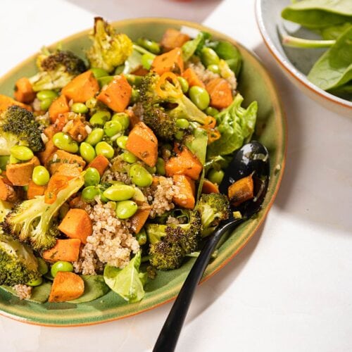 Sweet potato broccoli salad for beginners (Make a tasty dish in a few steps)