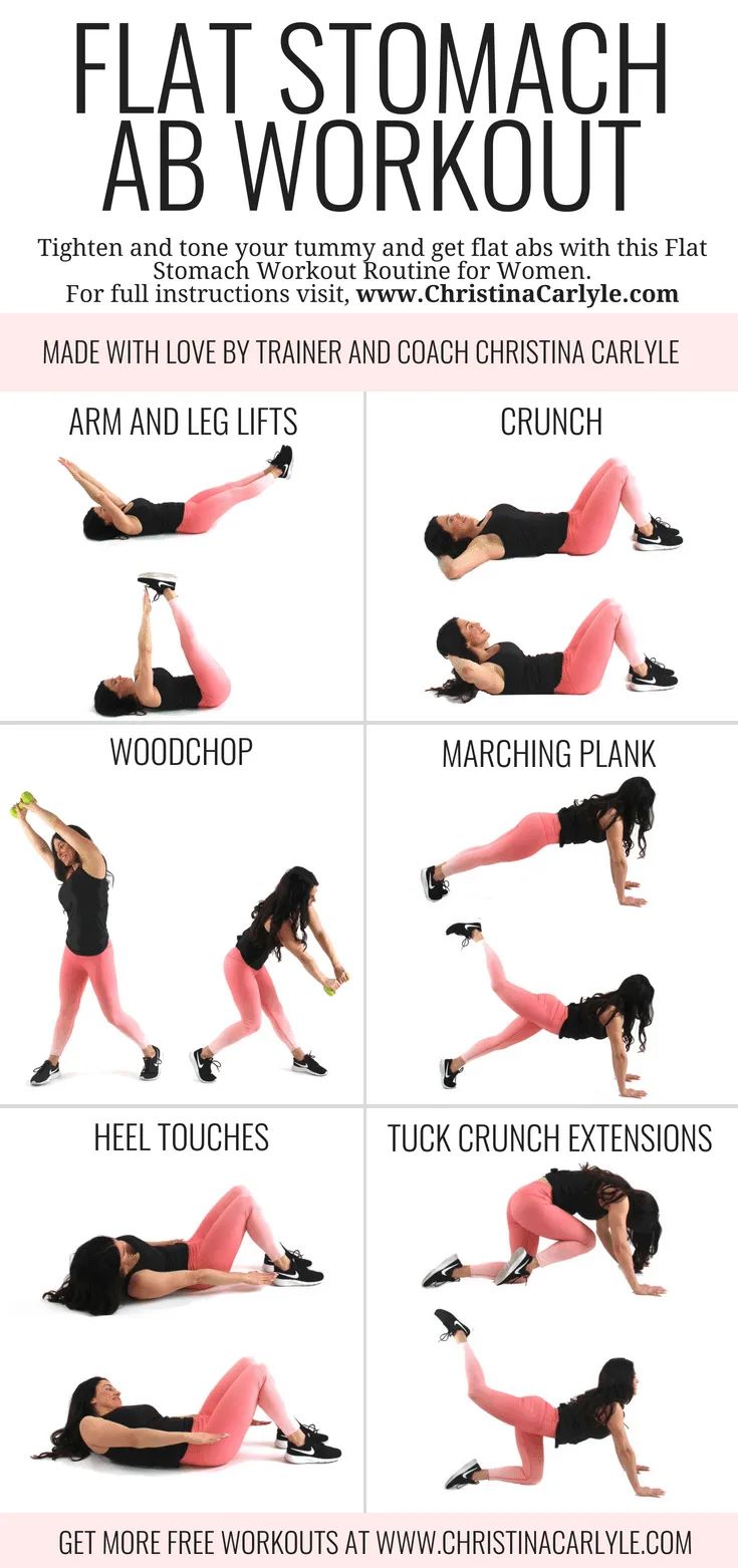 Burn Belly Fat Fast with This Flat Belly Pack Workout