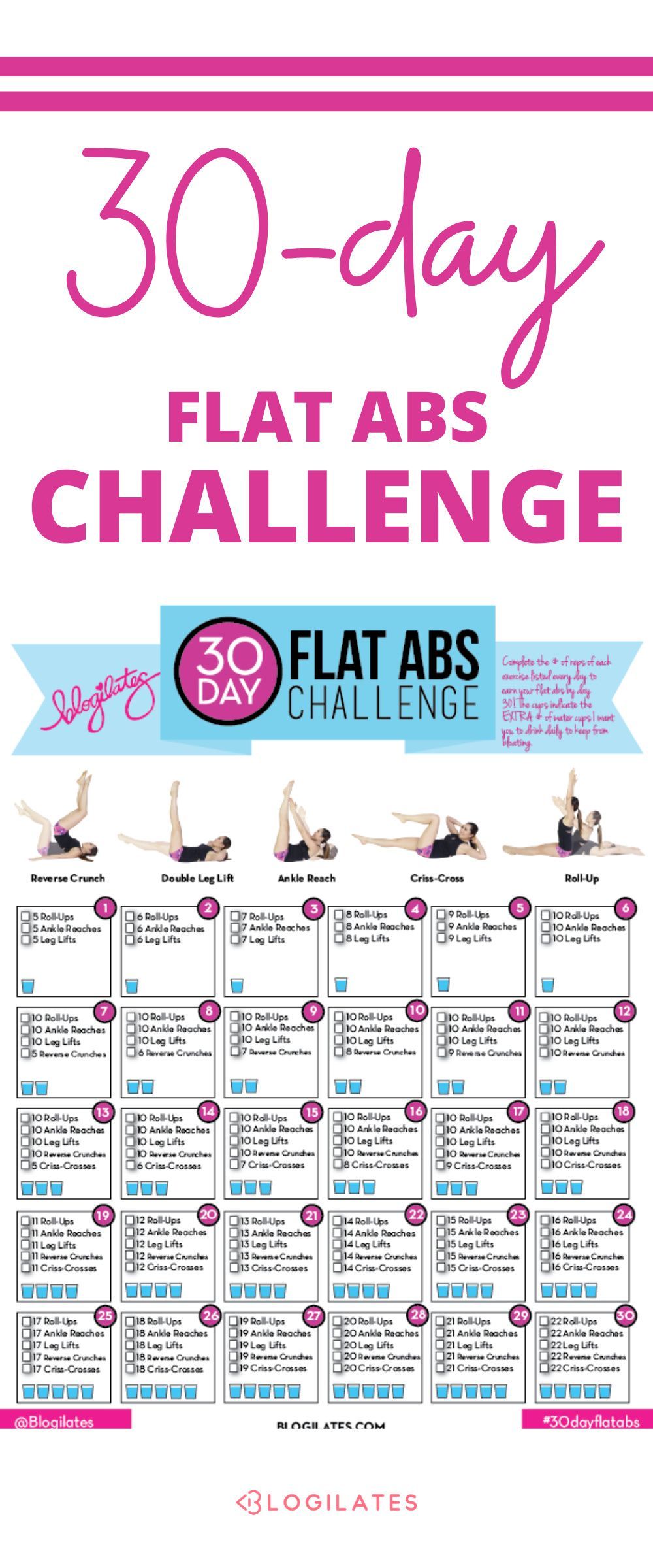 Flat Belly Pack Challenge: Get a Flat Stomach in 30 Days