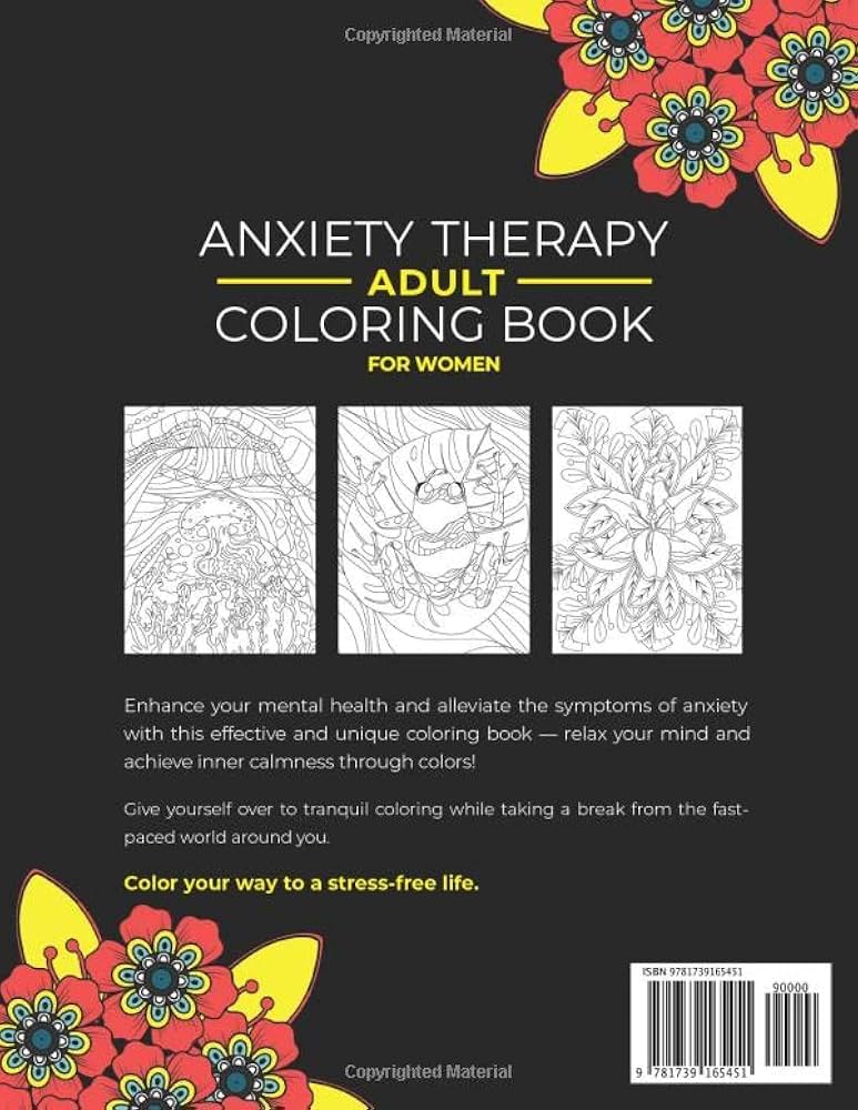 Mental Health Colouring Books: Relax and De-stress Now