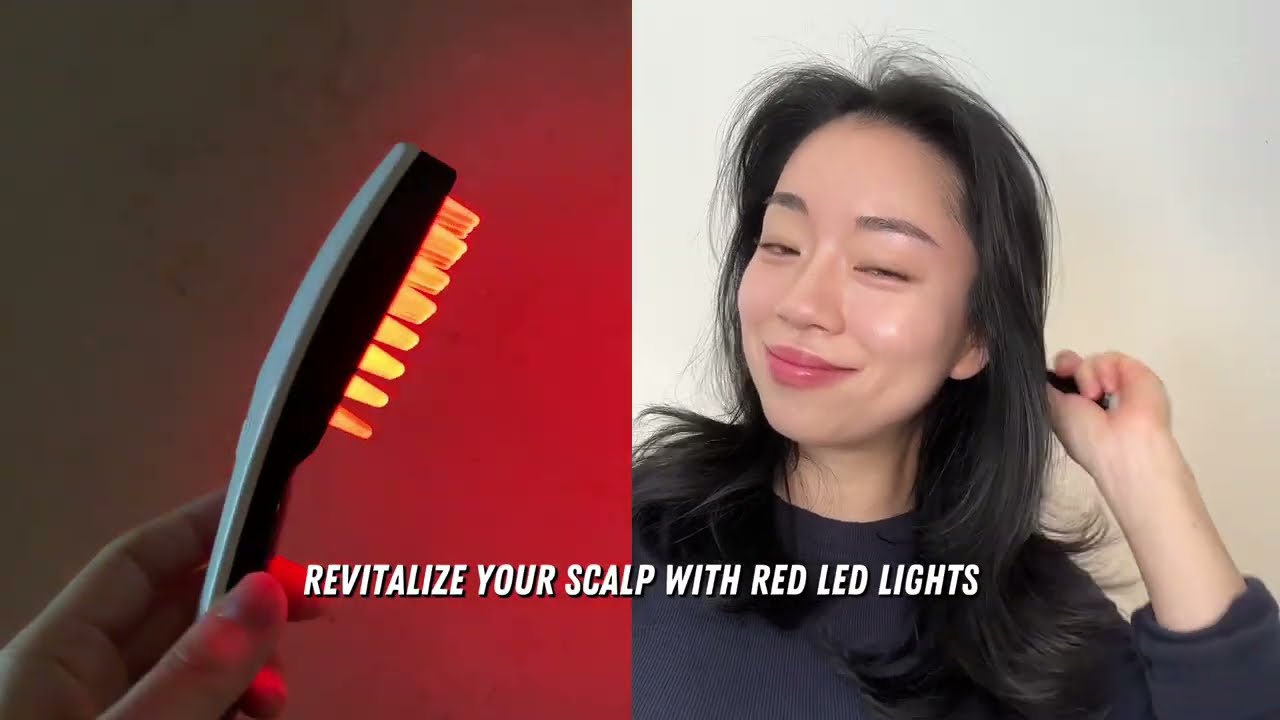 Intensive Hair and Scalp LED Light Therapy Hair Brush Review (Does It Really Work?)